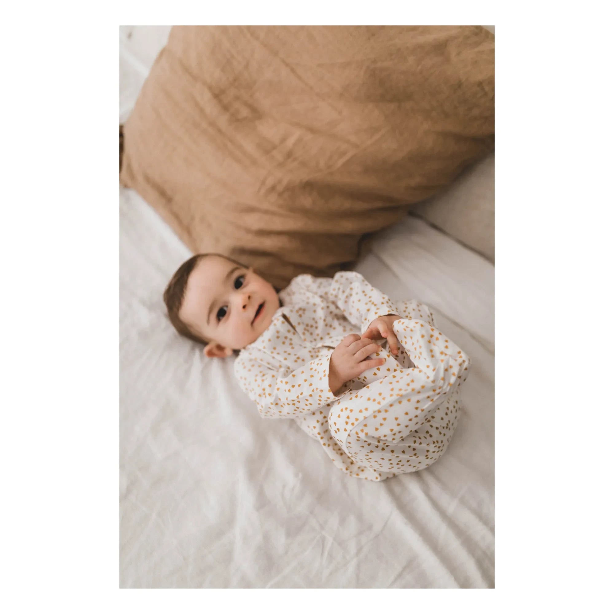 Rose in April - Amalia Jersey Mini Kalp Patikli Pijama | Hardal