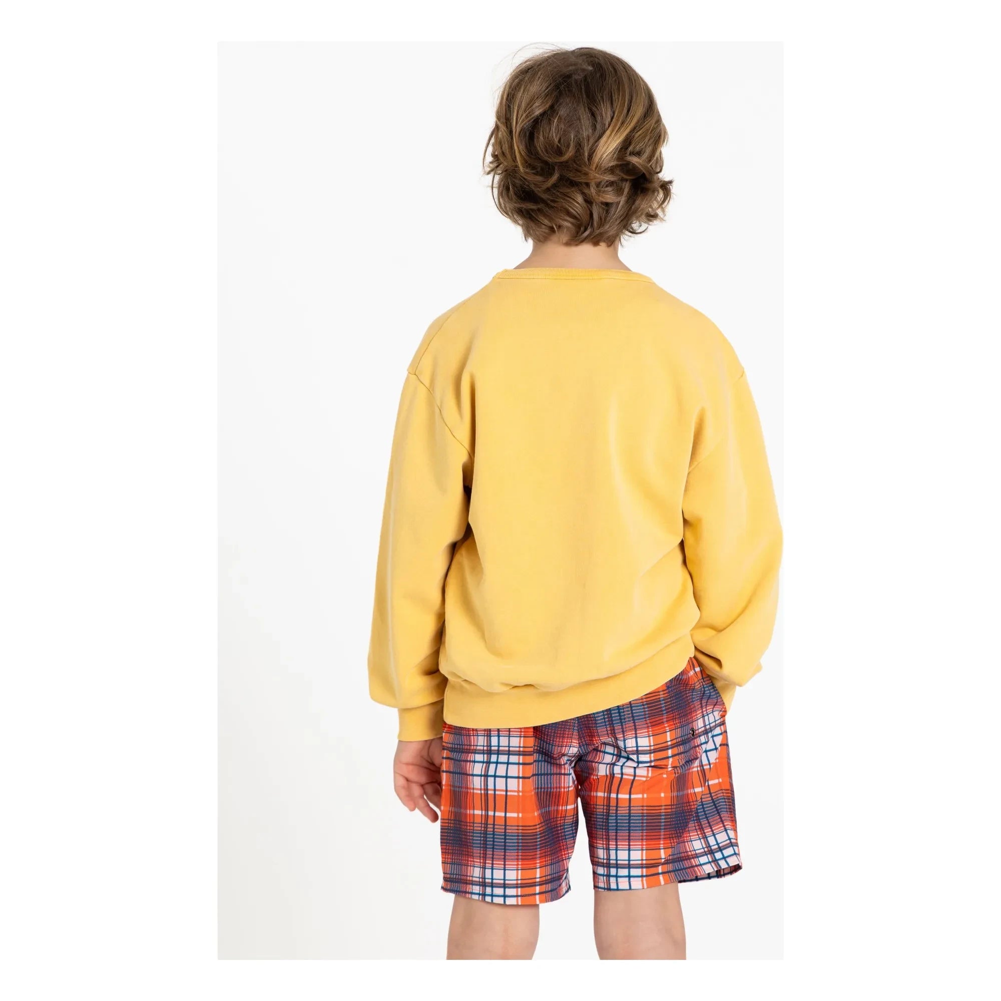 Hundred Pieces - Ryde Wax organik pamuklu sweatshirt | Hardal