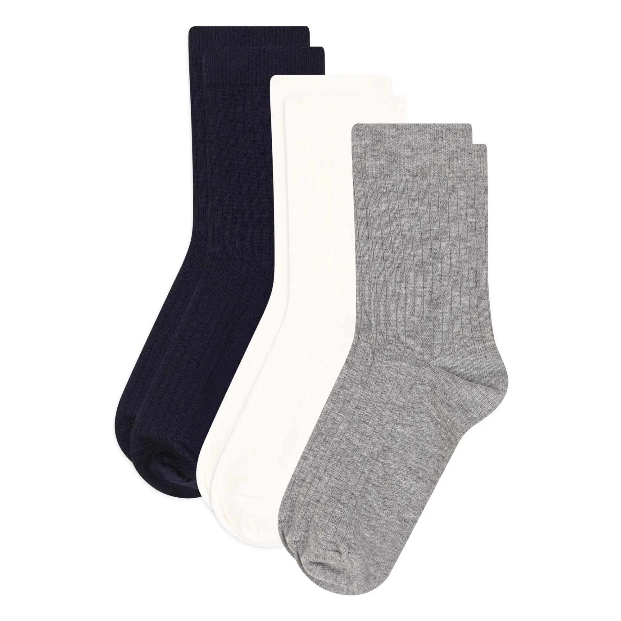 Petit Bateau - Set of 3 Pairs of Socks | Gray