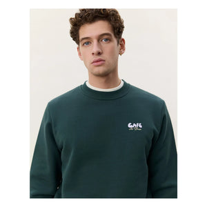 Les Deux - Café Sweatshirt | Dark Green