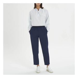 Pomandère - Elastic Wool Pants | Navy Blue