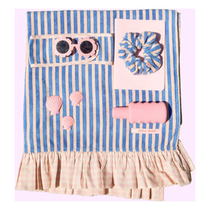 Jera Mini - Chouchou Striped Sponge | Pale Pink