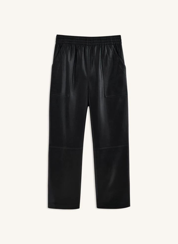 Anine Bing - Billy Leather Pants | Black