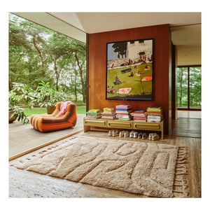 HKliving - Lazy Lounge Chair | Orange