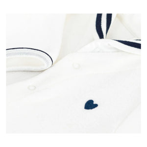Petit Bateau - Sleep Well Pijama Yaka Smock | Beyaz