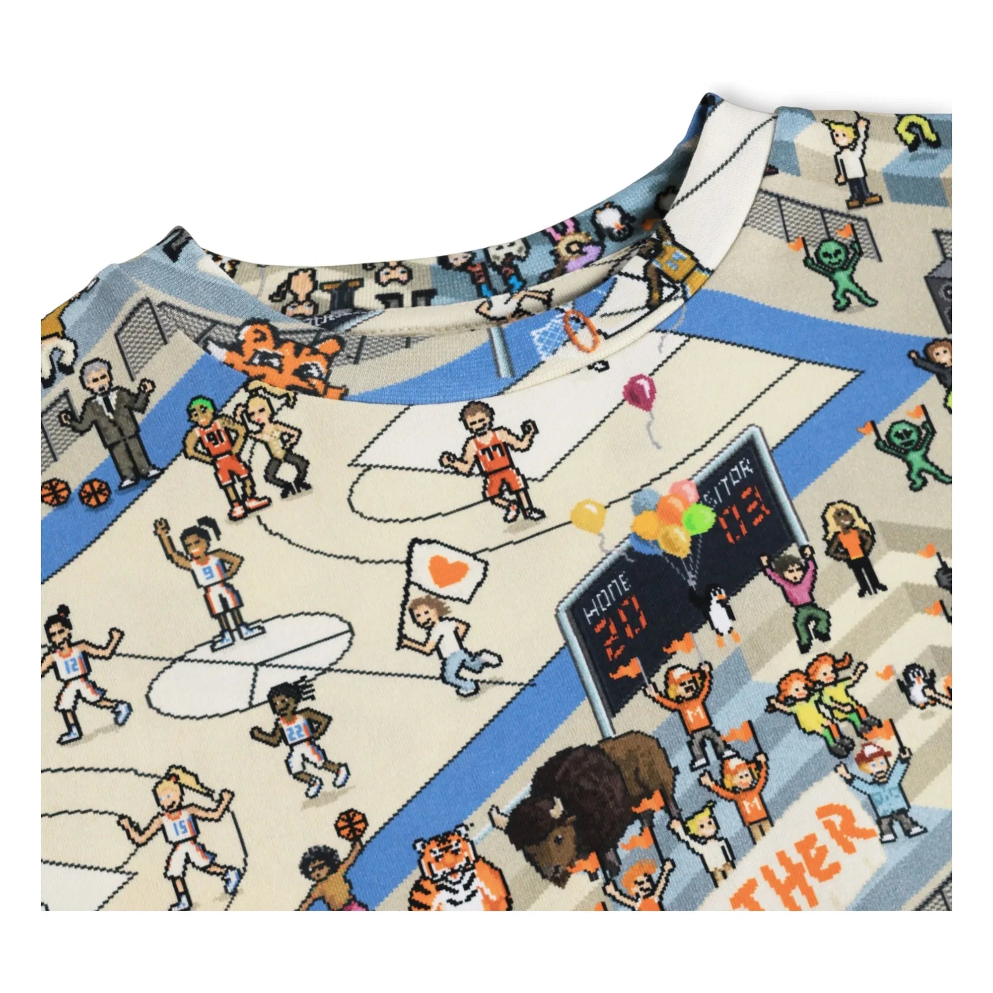 Molo - Ralphie Basketball Organic Cotton T-Shirt | Ecru