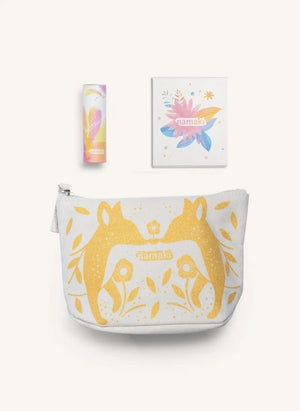 Namaki - Glittery Fox Pencil Case | Pink