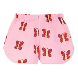 Wynken - Organic cotton butterfly shorts | Pink