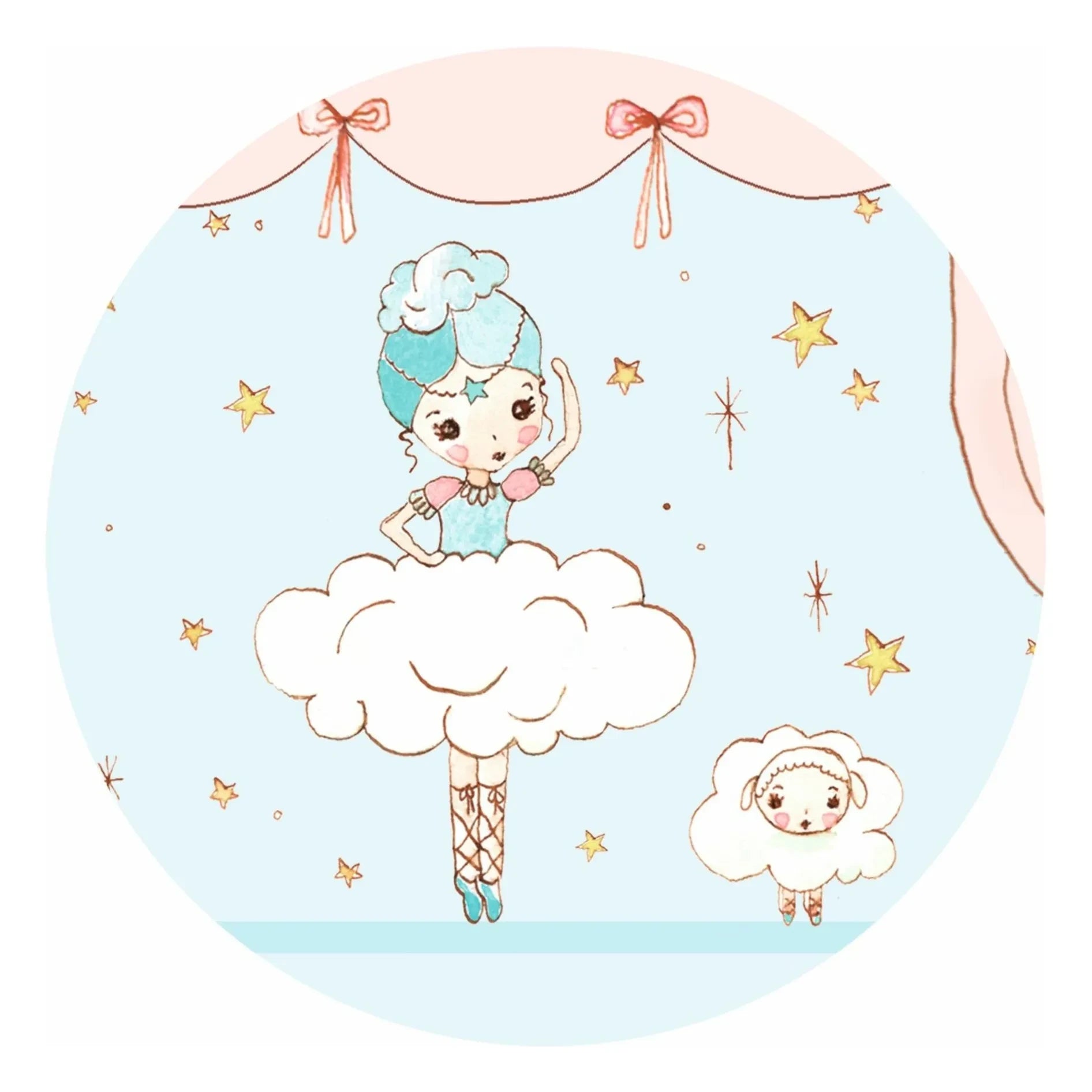 Djeco - Ballerina Jewelry Box | Light Blue
