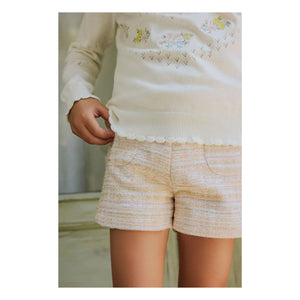 Tartine et Chocolat - Short Tweed | Ecru