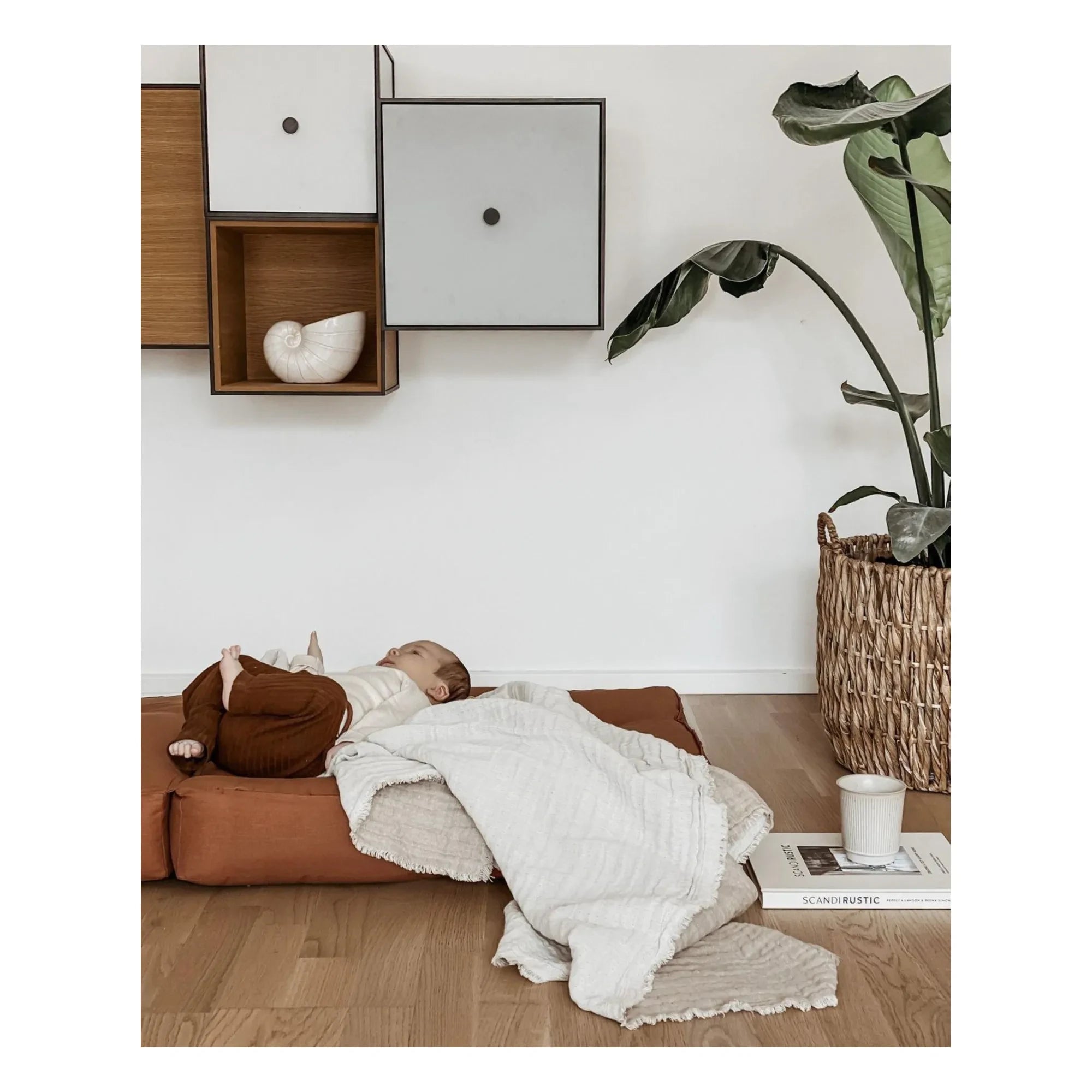Karup Design - Children's Cube Pouf Seat | Brown