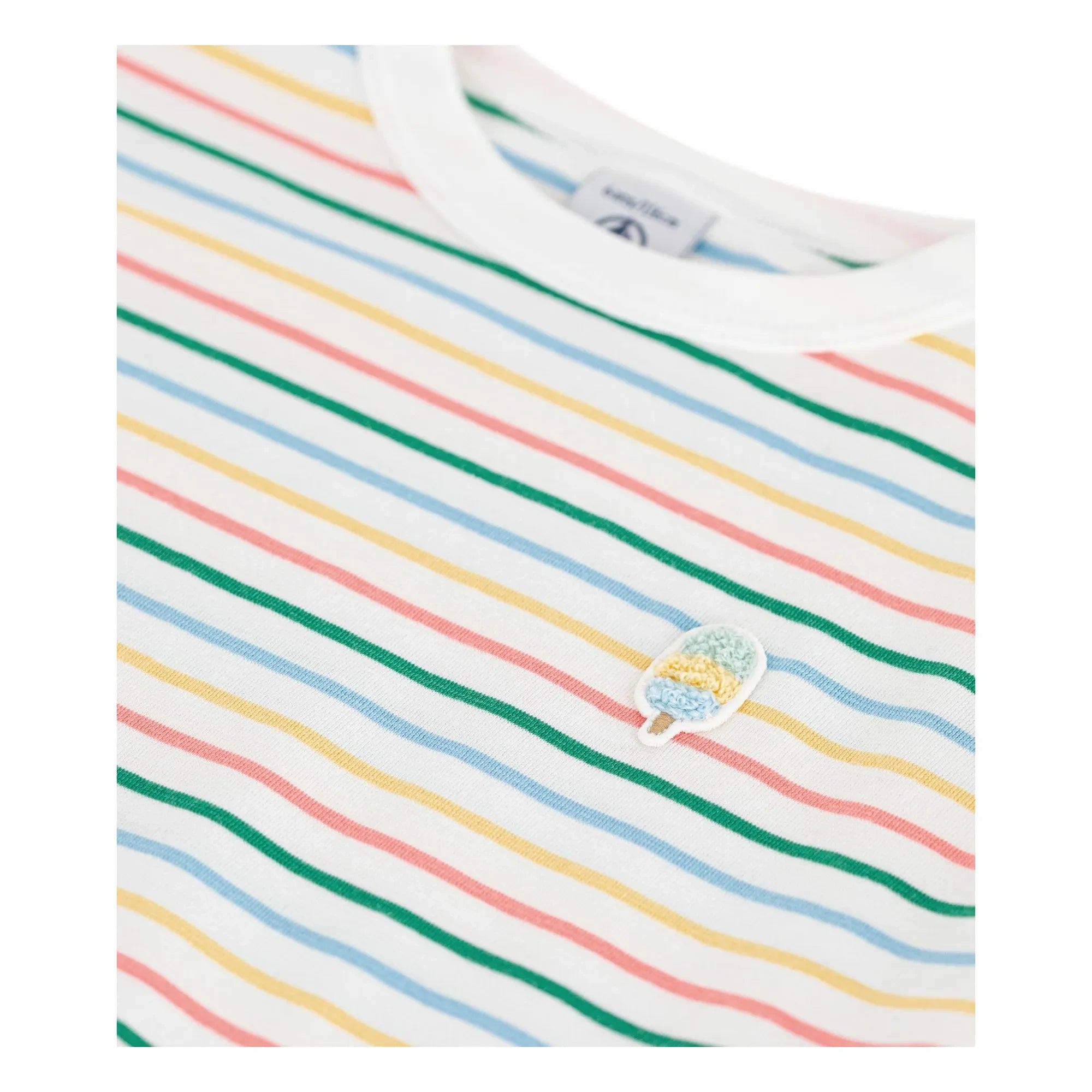 Petit Bateau - Striped T-Shirt | Yellow
