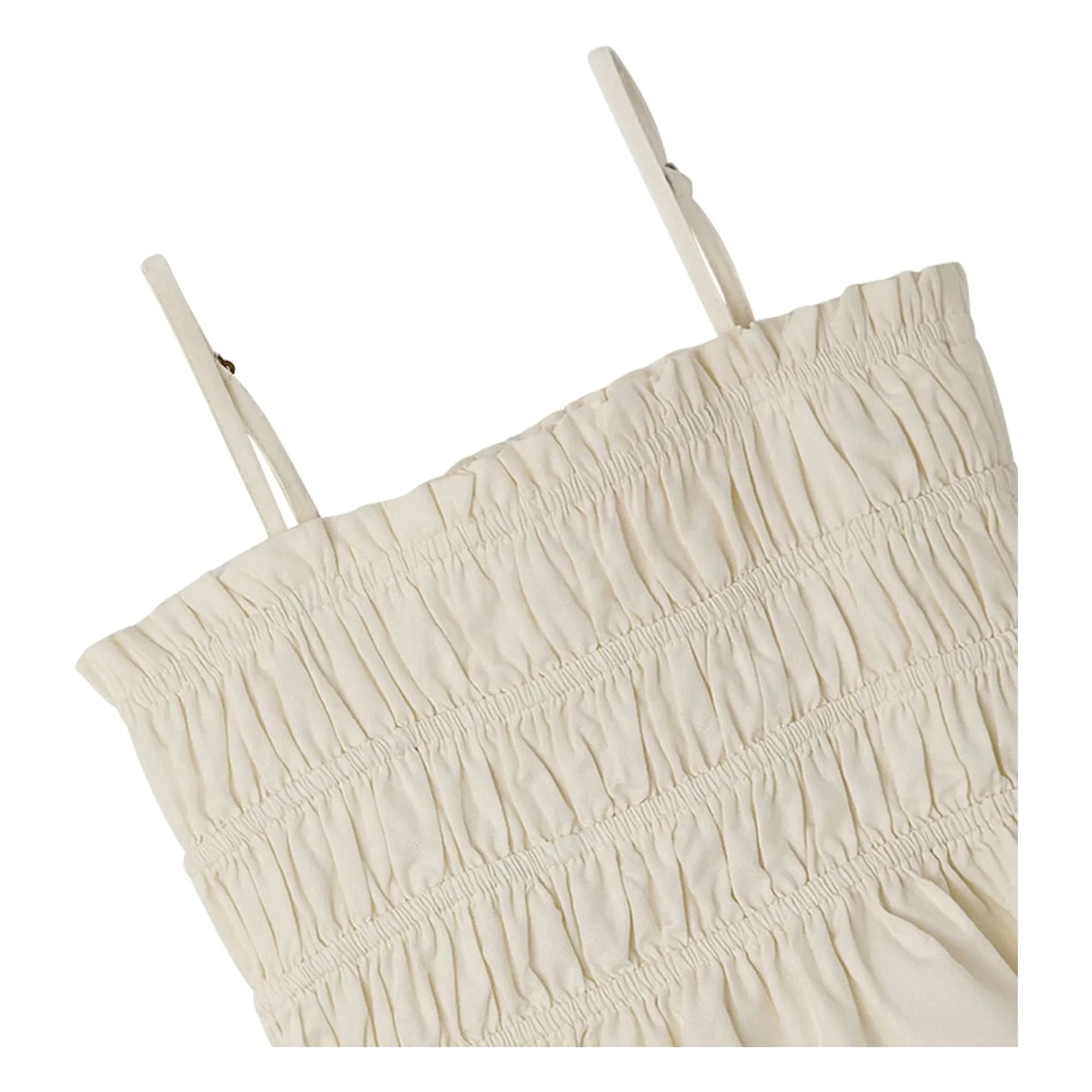 Fabula - Ruffled Top with Pockets | White