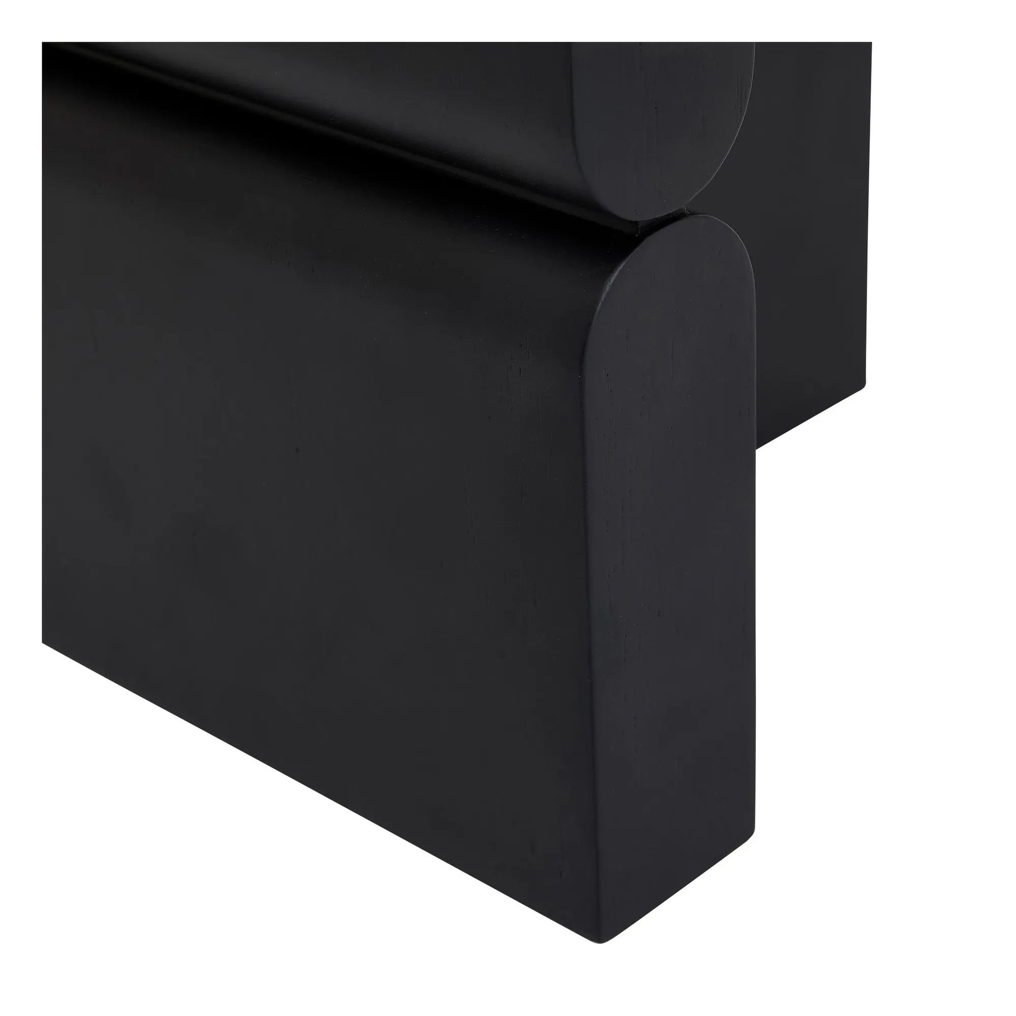 Nobodinoz - Noon Painted Wooden Side Table | Black
