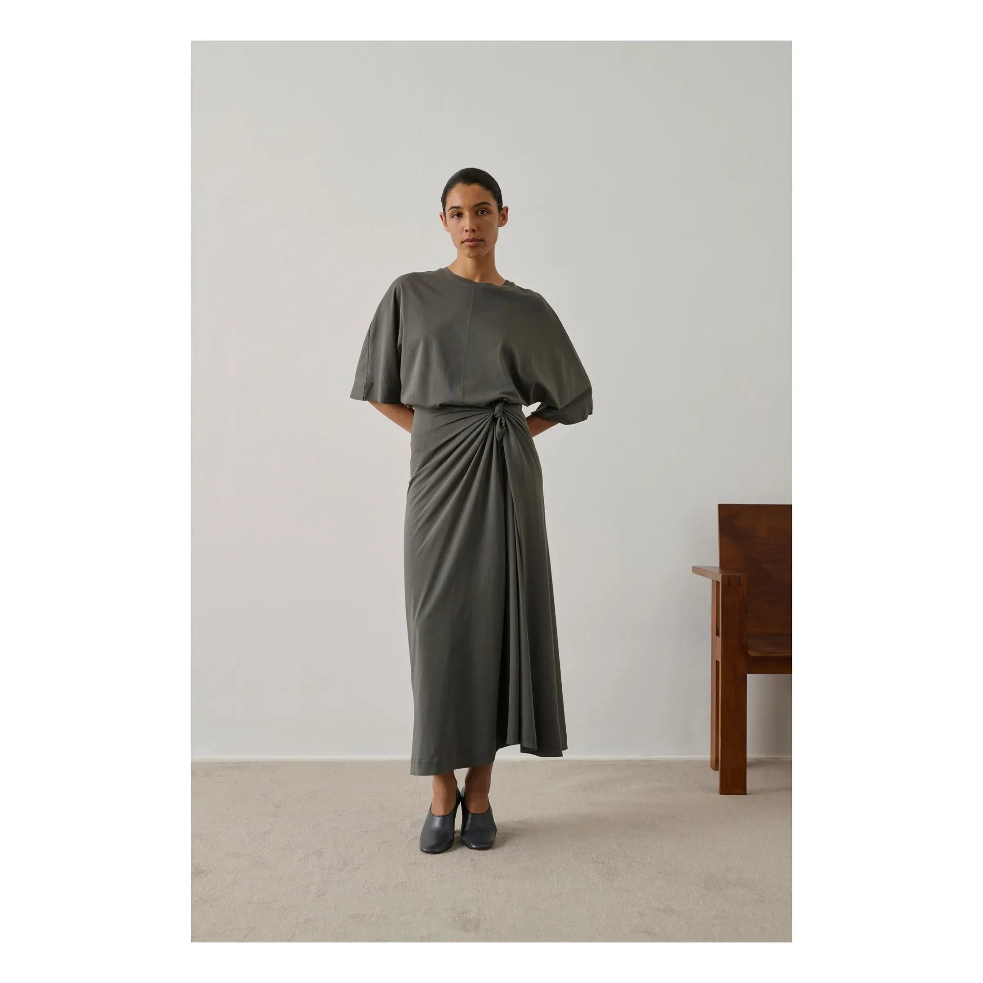 Soeur - Cotton Goa Etek | Koyu gri