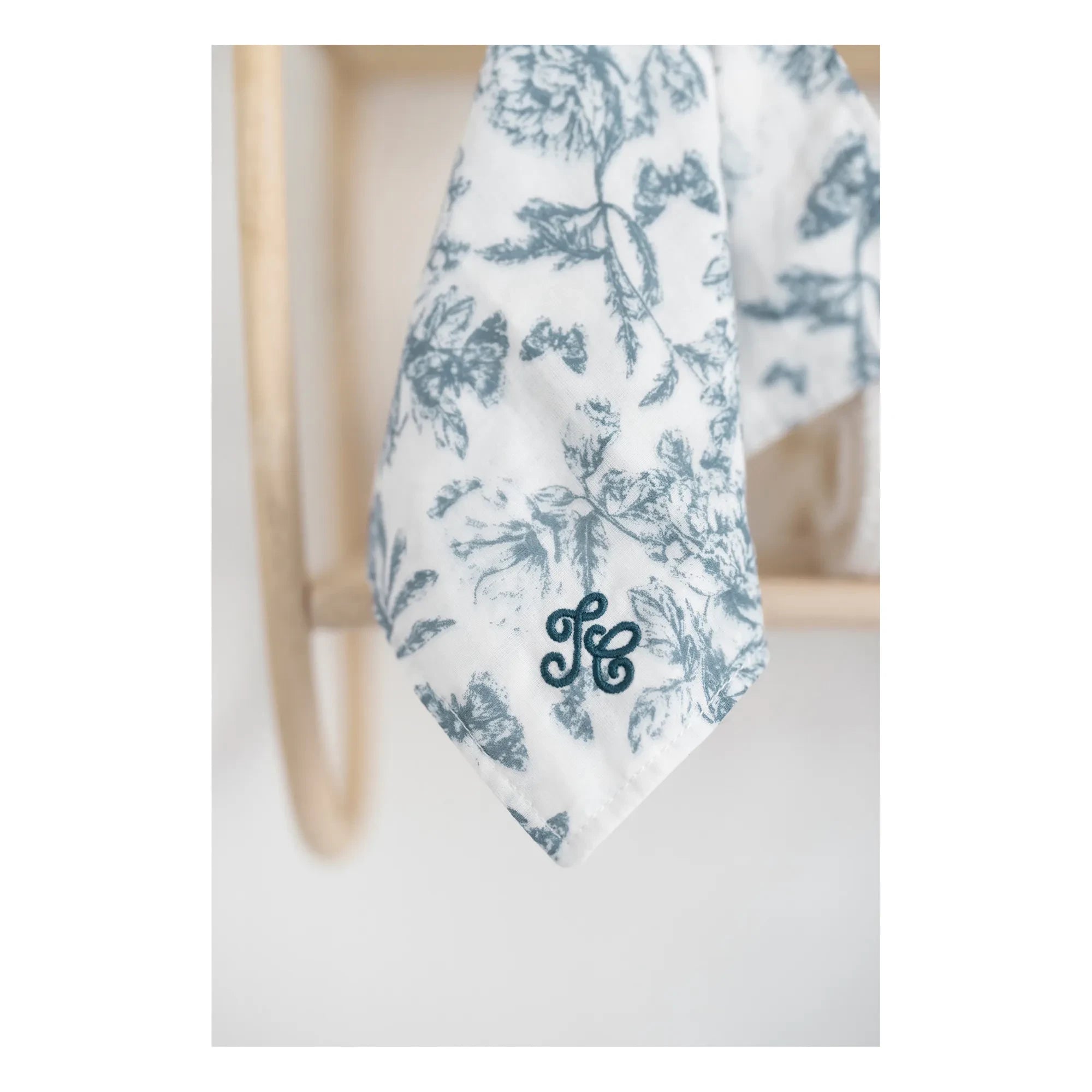 Tartine et Chocolat - Augustin the Rabbit Toile de Jouy Plush Toy | Blue