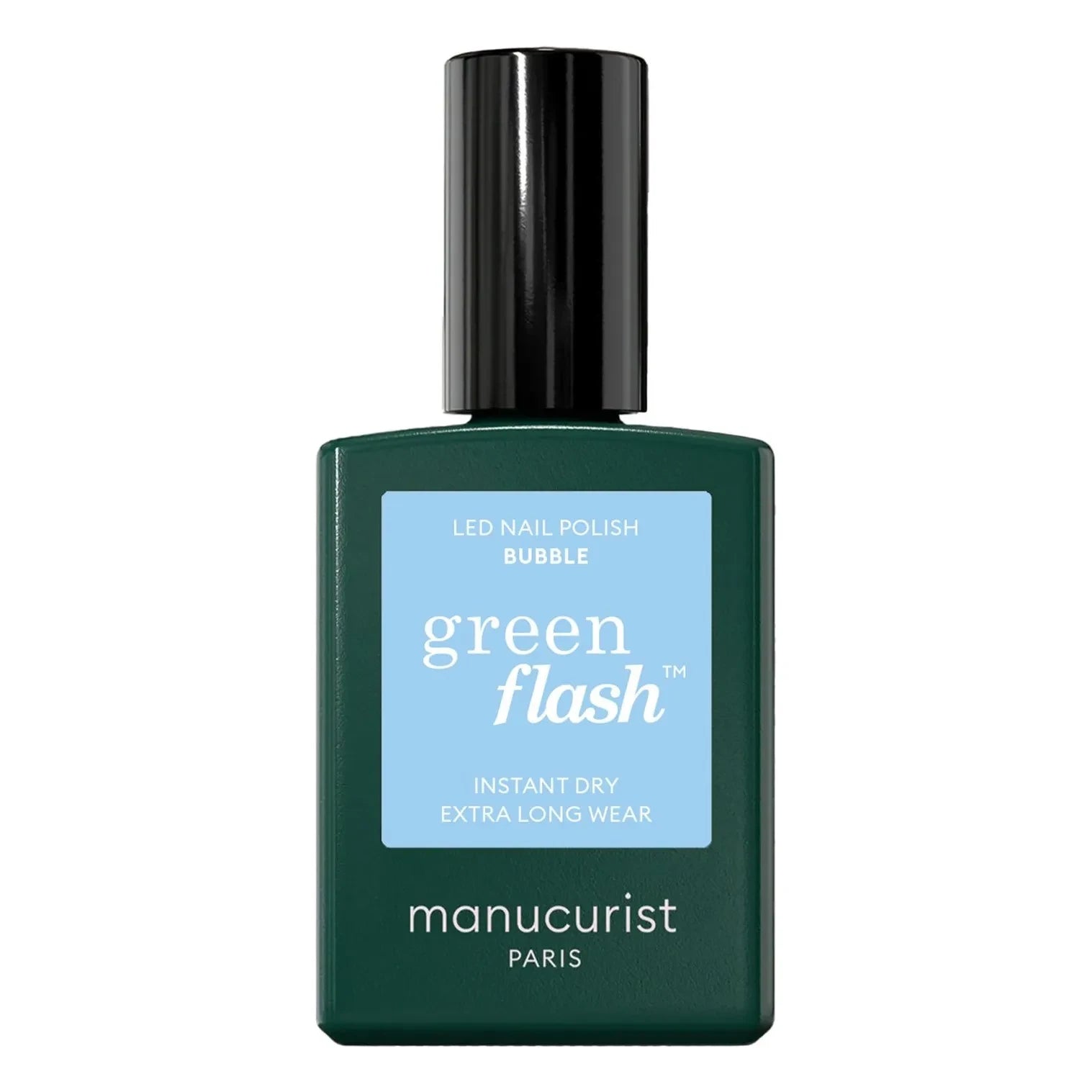 Manucurist - Green Flash Semi-Permanent Nail Polish - 15 ml | Bubble