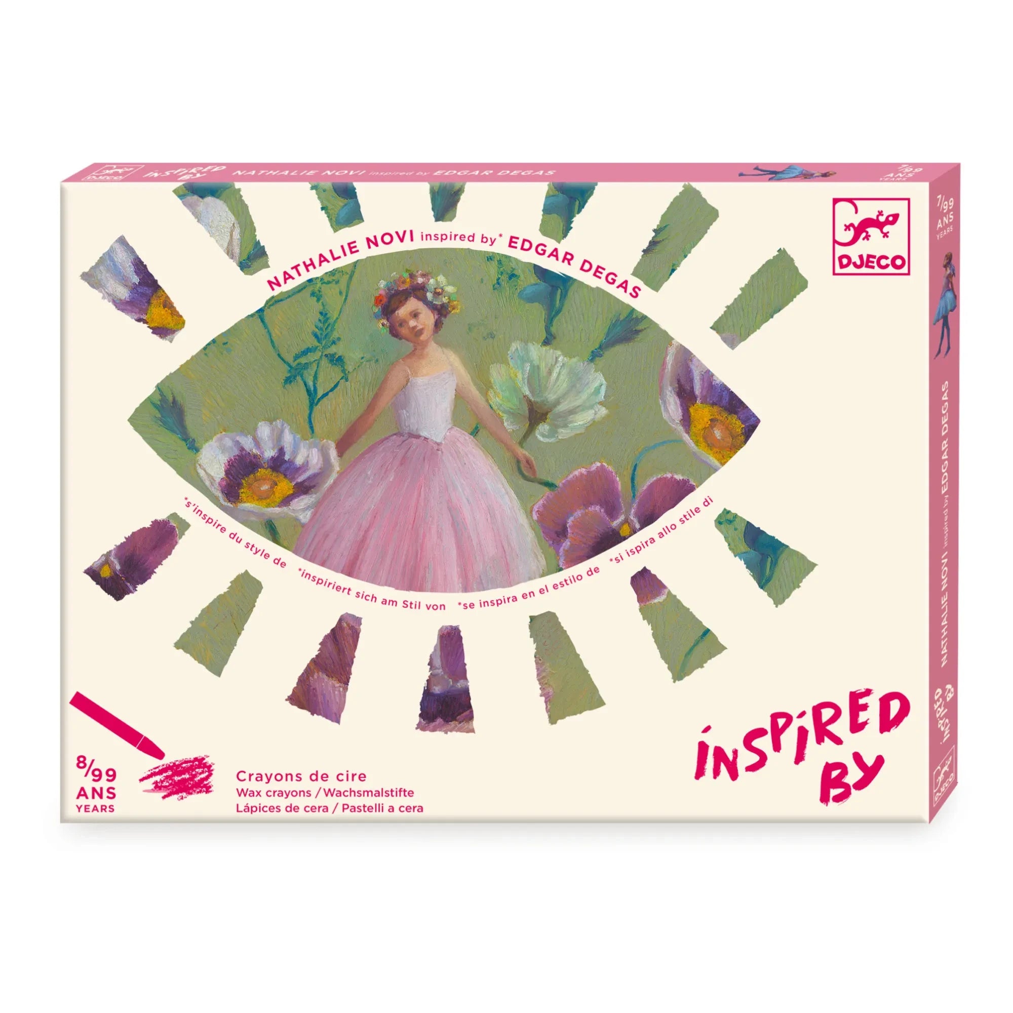 Djeco - Balerin Yağlı Pastel Aktivite Seti