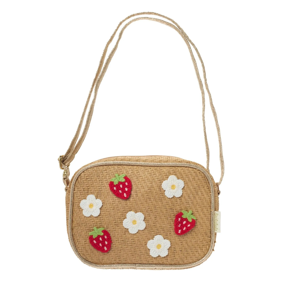 Rockahula Kids - Strawberry Raphia Bag | Natural