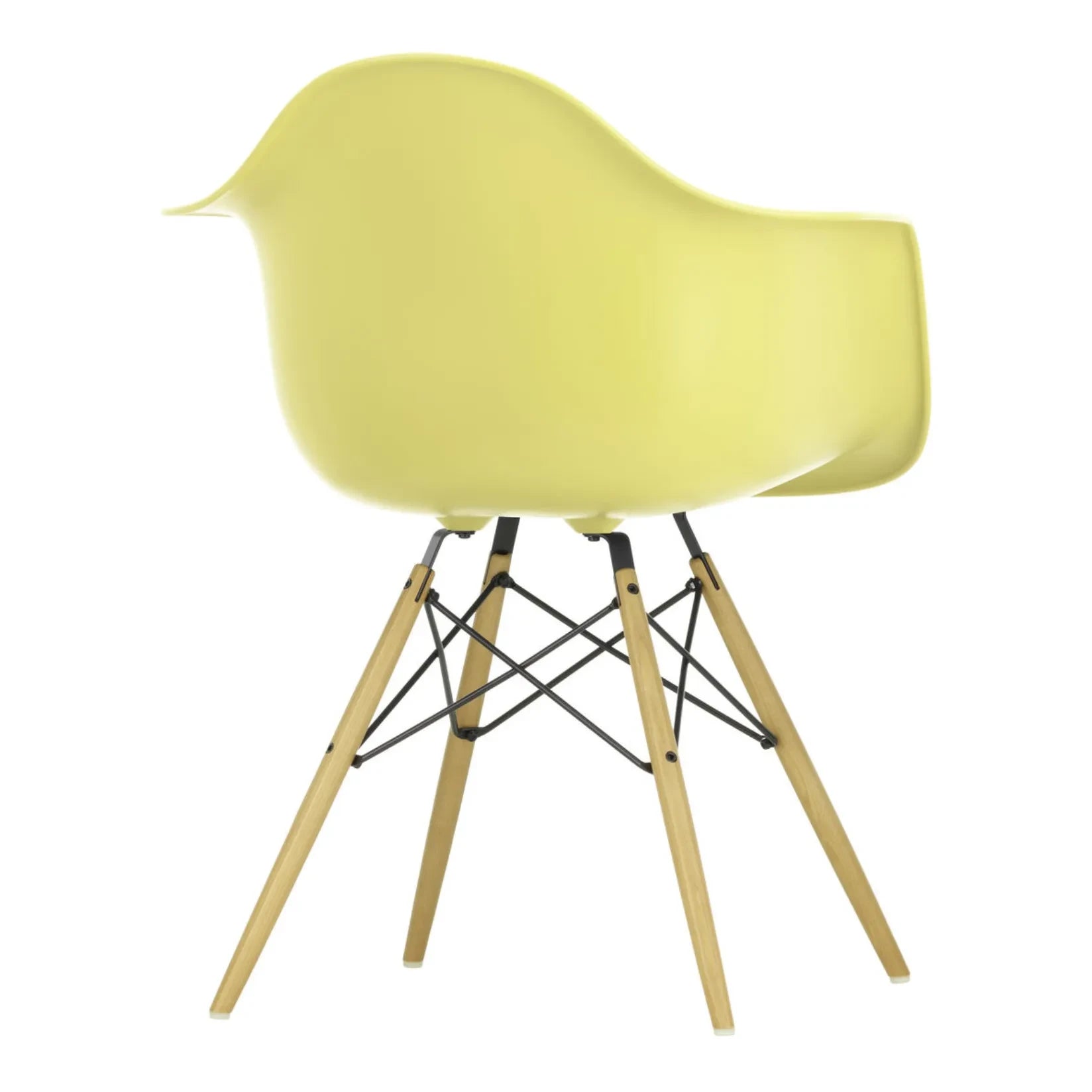 Vitra - DAW Chair - Maple Base - Charles & Ray Eames | Lemon Yellow