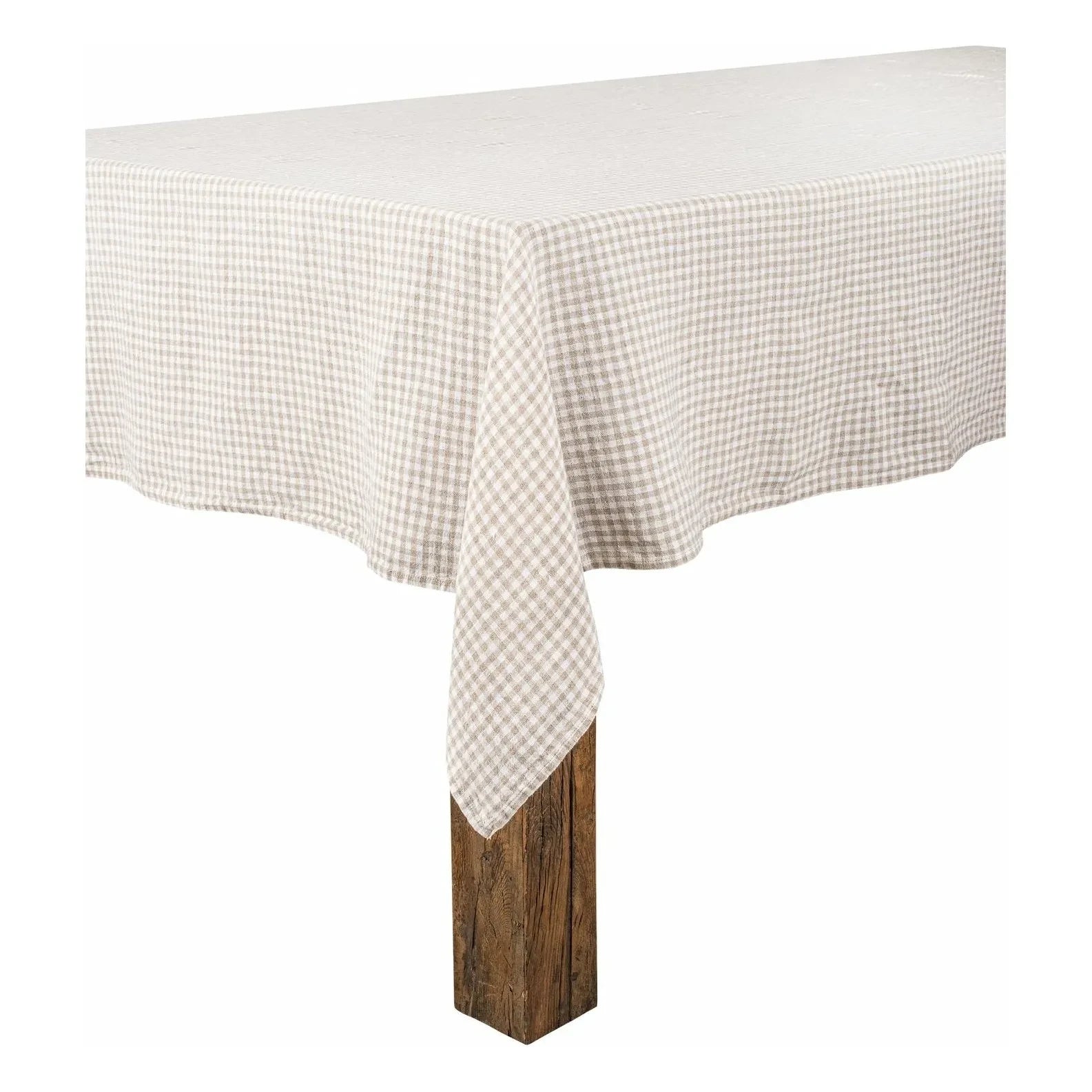 Haomy - Piana II Checkered Tablecloth | Linen