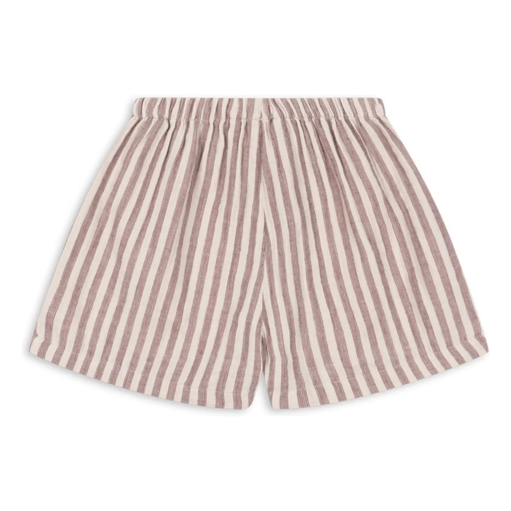 Konges Sløjd - Ely Striped Organic Cotton Shorts | Red