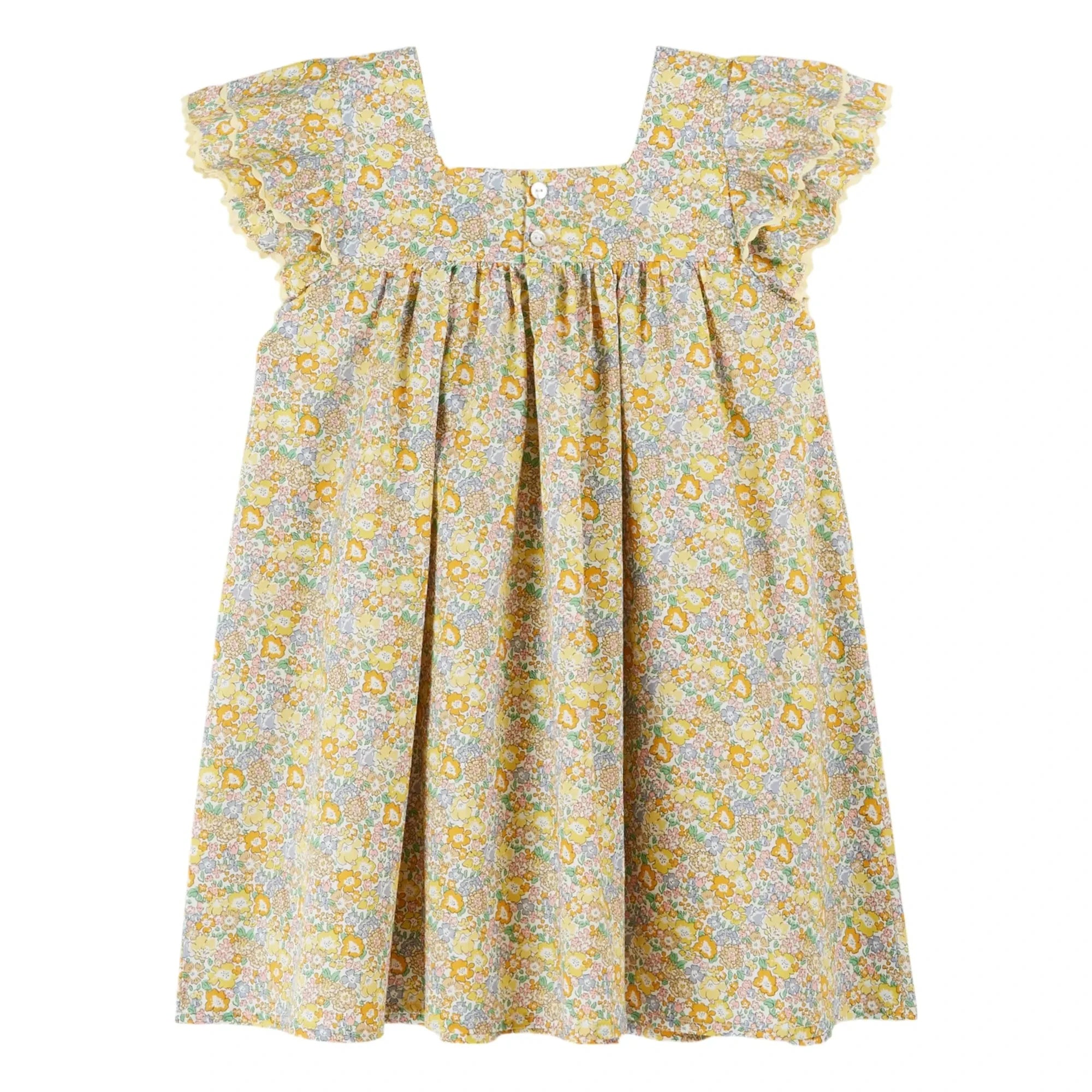 Emile et Ida - Liberty Dress | Yellow