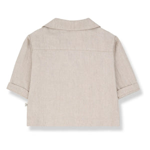 1+ in the family - Perratallada Linen Shirt | Beige