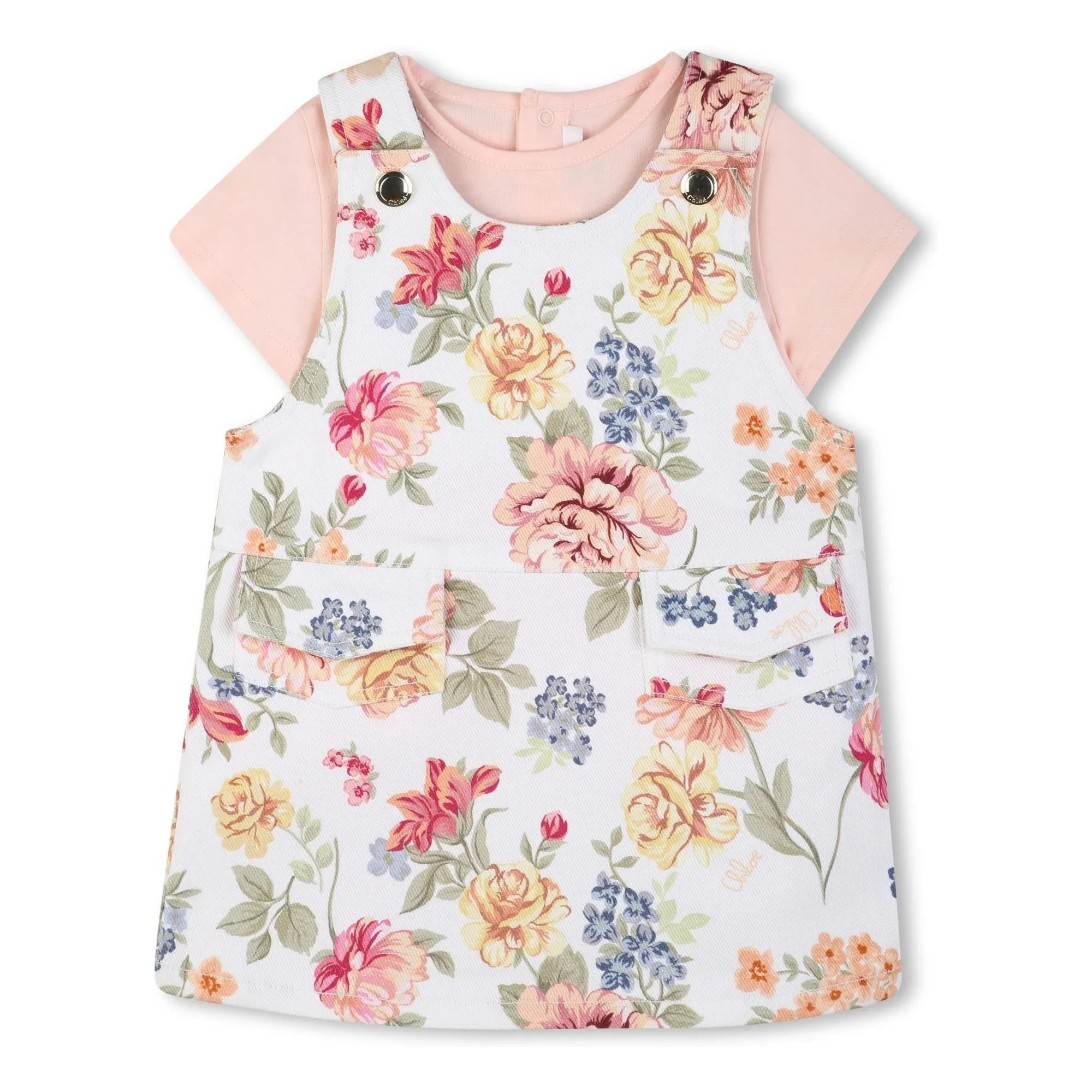 Chloé - Organic Cotton T-shirt and Dress Set | Pink