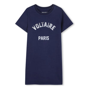Zadig & Voltaire - Paris T-shirt Dress | Dark Blue