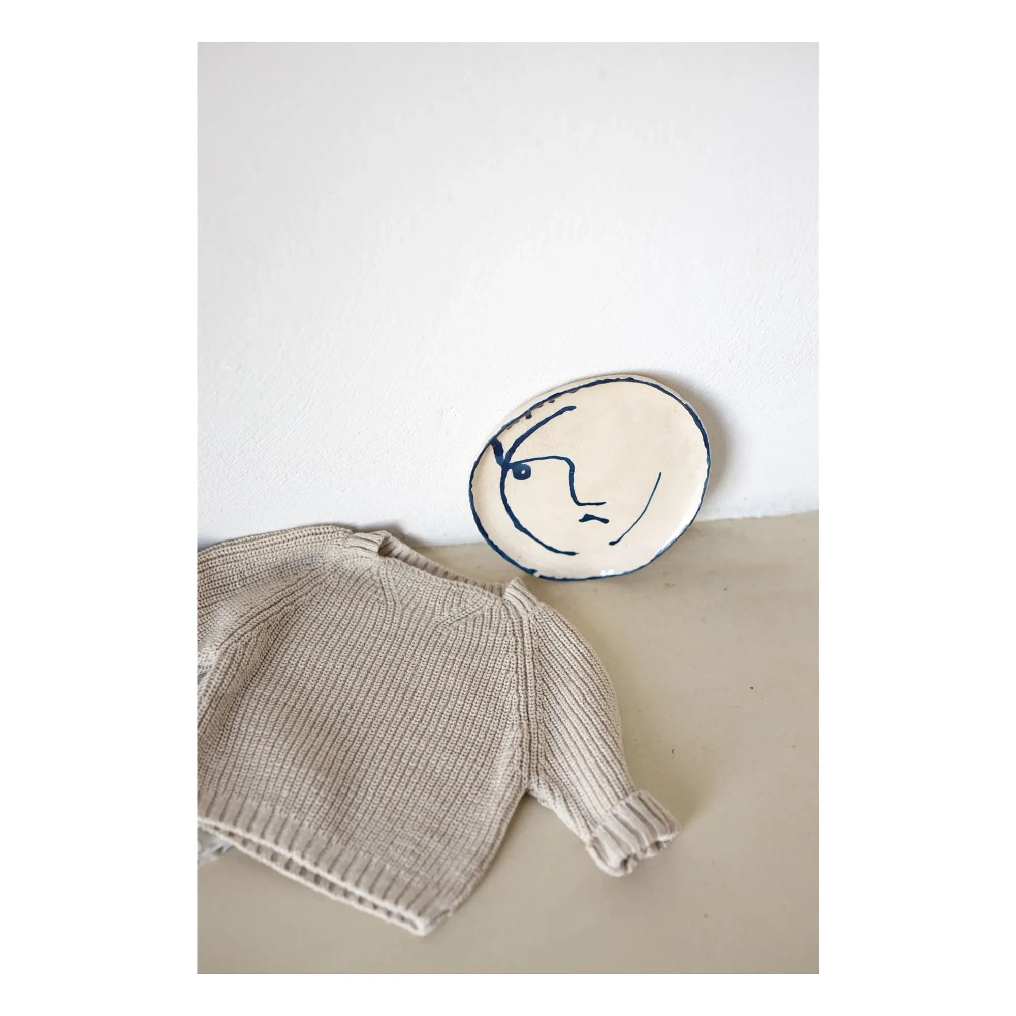1+ in the family - Mola Linen Sweater | Beige