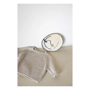 1+ in the family - Mola Linen Sweater | Beige