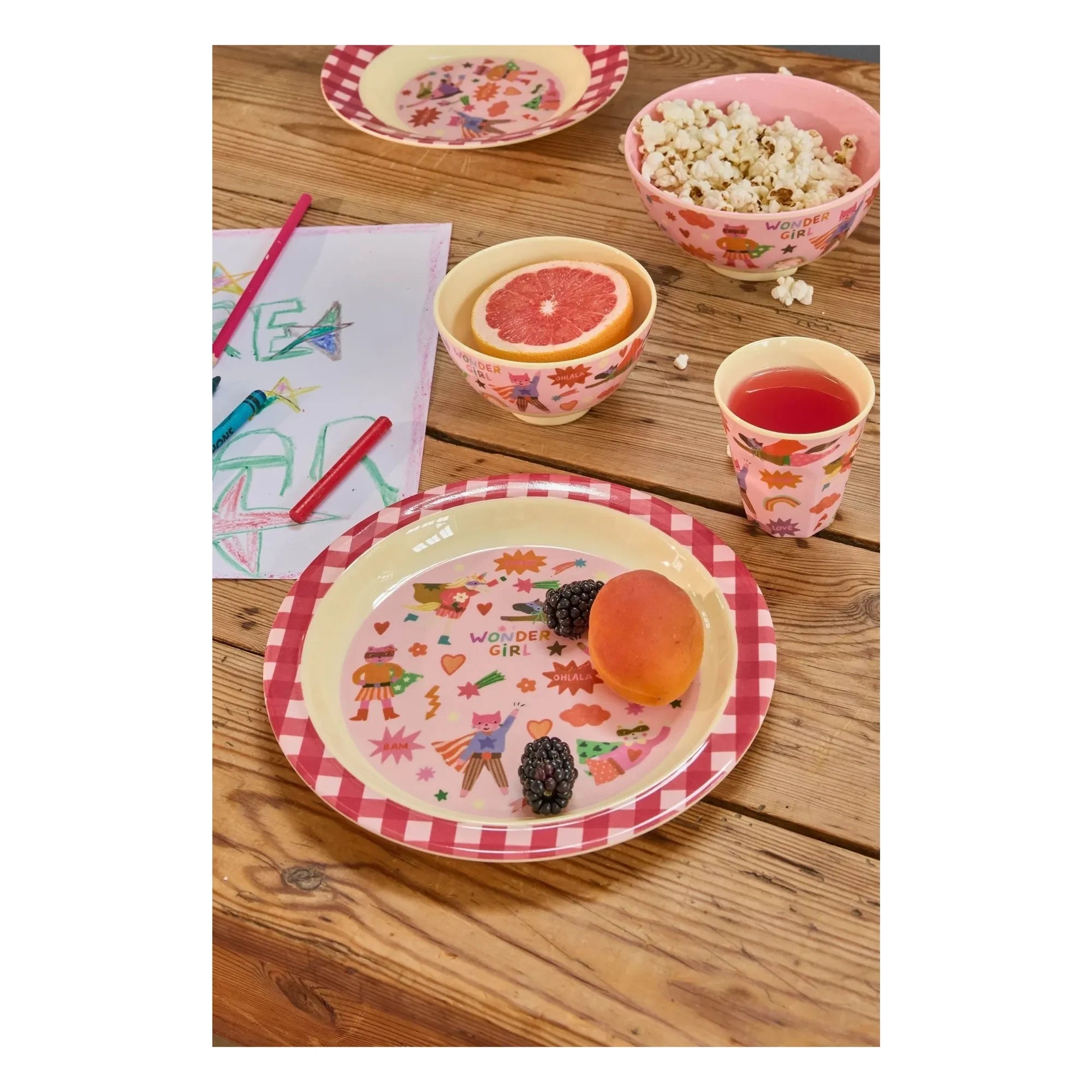 Rice - Hero Melamine Bowl | Pink