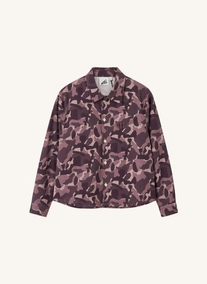 Cos I Said So - Askeri Kamuflaj Overshirt | Koyu kahverengi