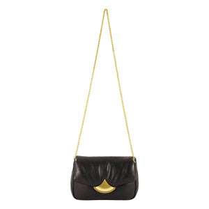 Sessùn - Diviluz Puffy Leather Bag | Black