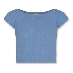 AO76 - Banu Recycled Cotton Short T-Shirt | Blue