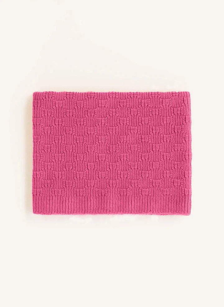 Hvid - Gigi Merino Wool Neck Warmer | Candy Pink