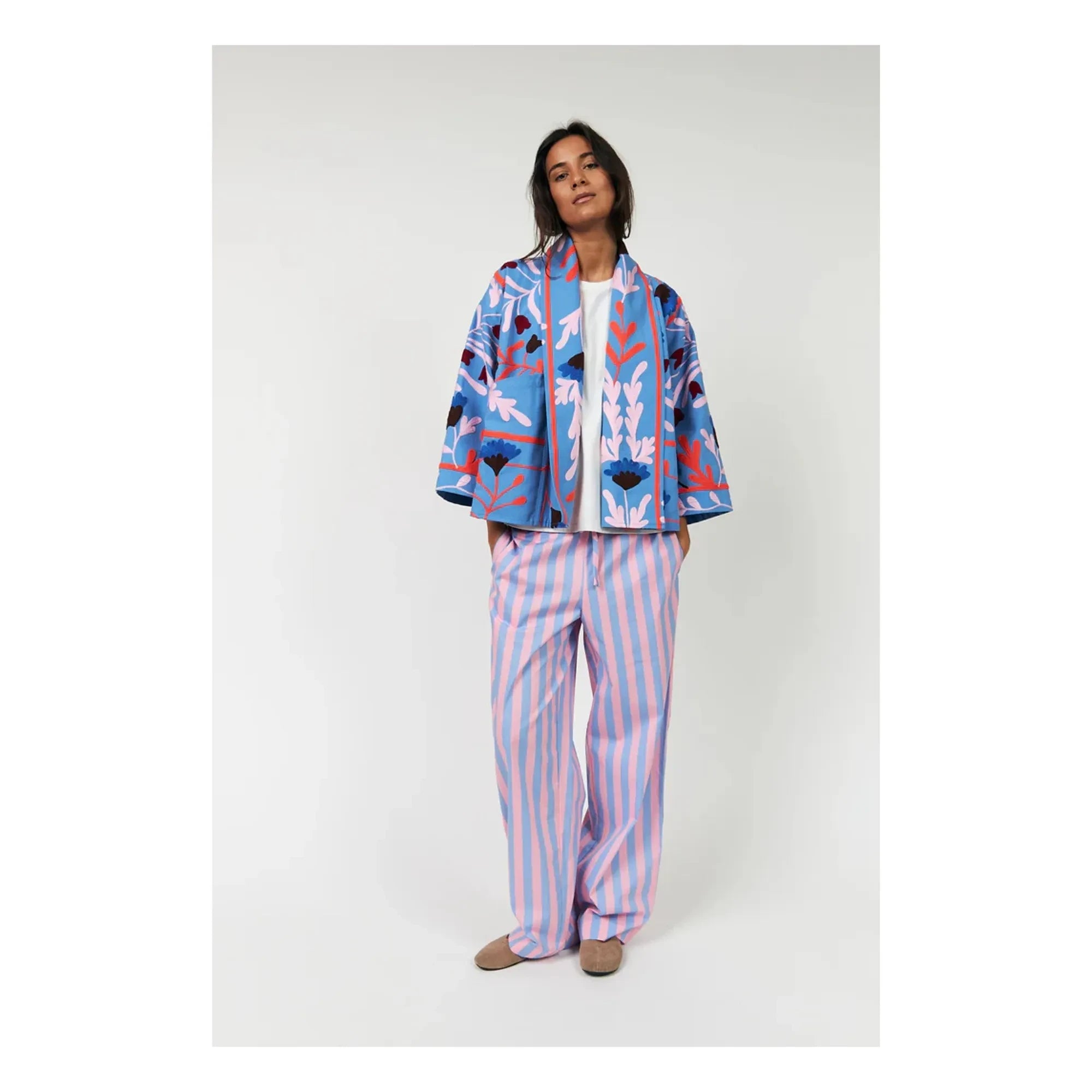 Lollys Laundry - Rumi Cotton Jacket | Blue