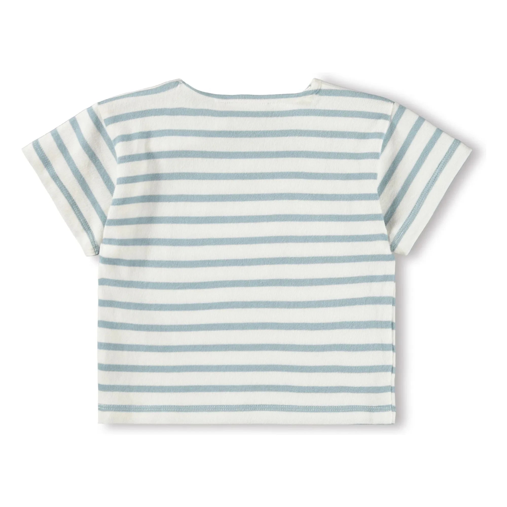 Molo - Eivor Striped Organic Cotton T-shirt | White