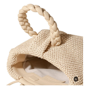 Hereu - Bag Bombon M Soft Rafia | Beige