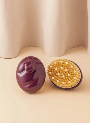 La Bonne Brosse - Talm Body Brush x La Bonne Brosse No. 02 - For Normal Skin | Aubergine