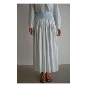 THEAVANT - Charlotte silk skirt | Light Blue