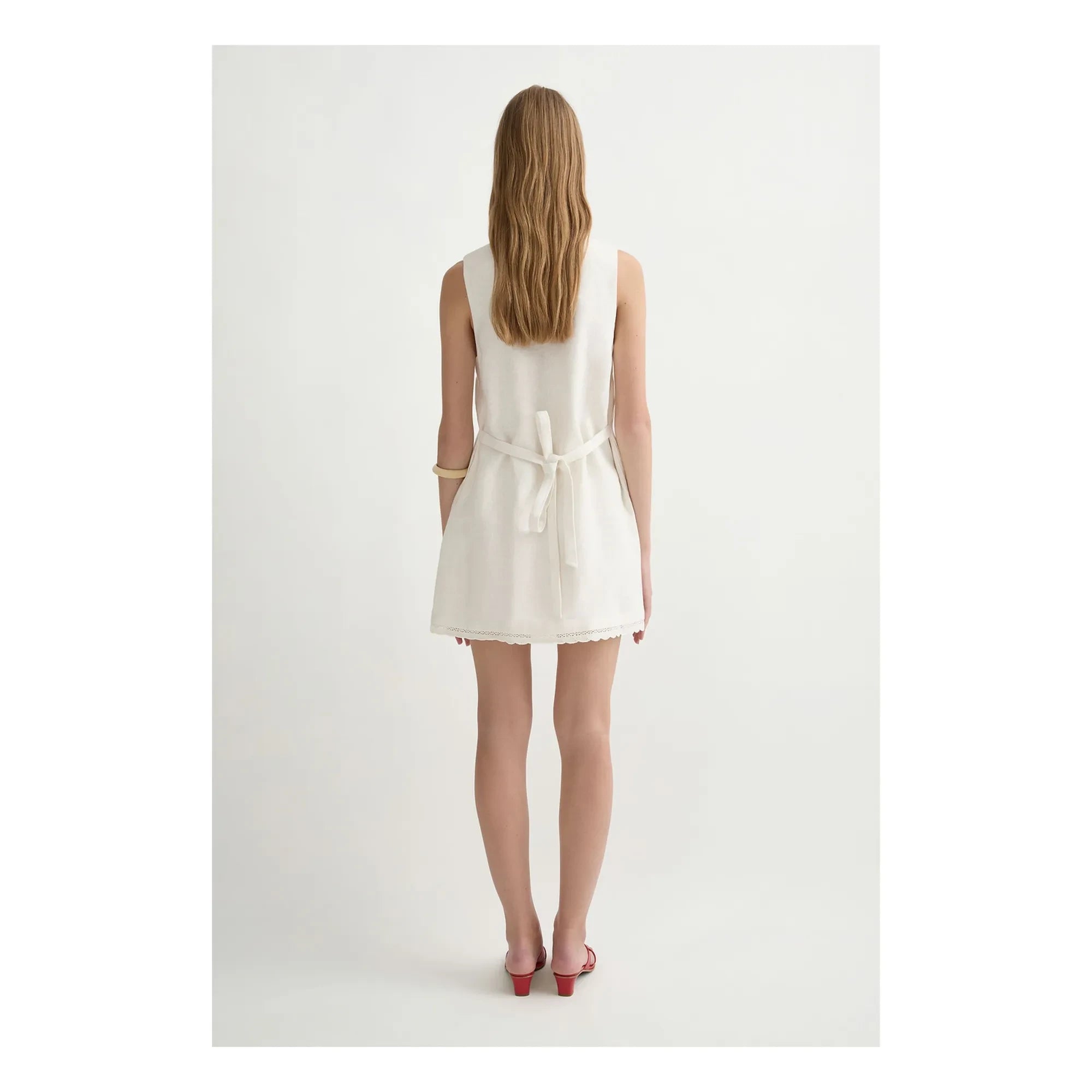 Posse - Effi Linen Dress | Cream