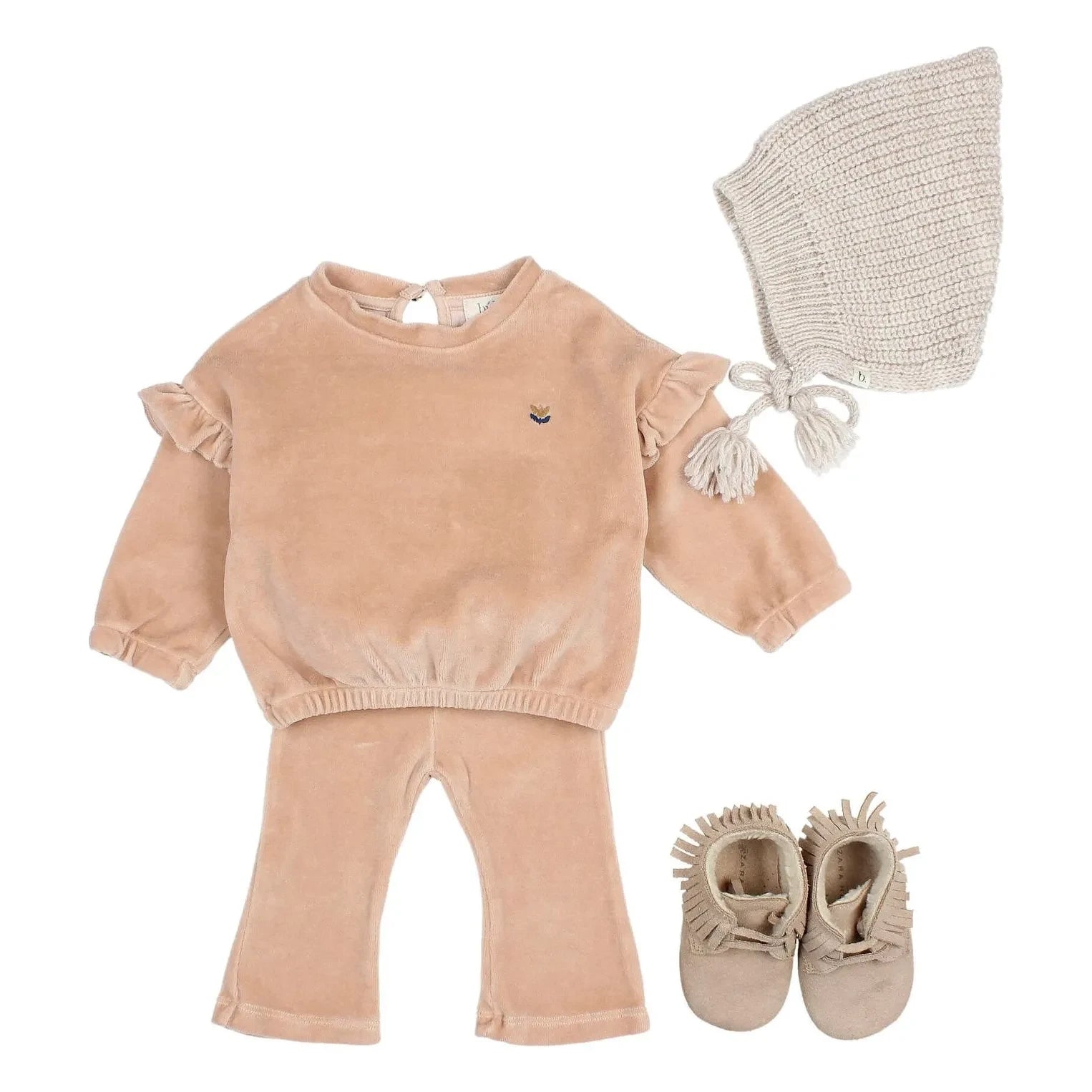 Búho - Velvet Organic Cotton Jogger | Pink