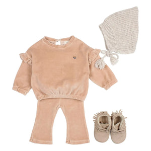 Búho - Velvet Organic Cotton Jogger | Pink