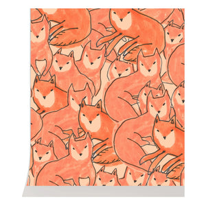 Season Paper - Fox Croud Duvar Kağıdı