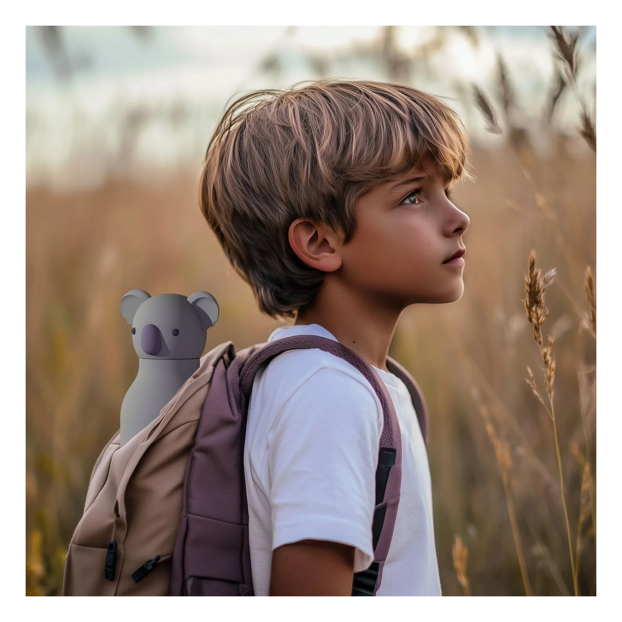 Asobu - Koala Stainless Steel Water Bottle | Gray