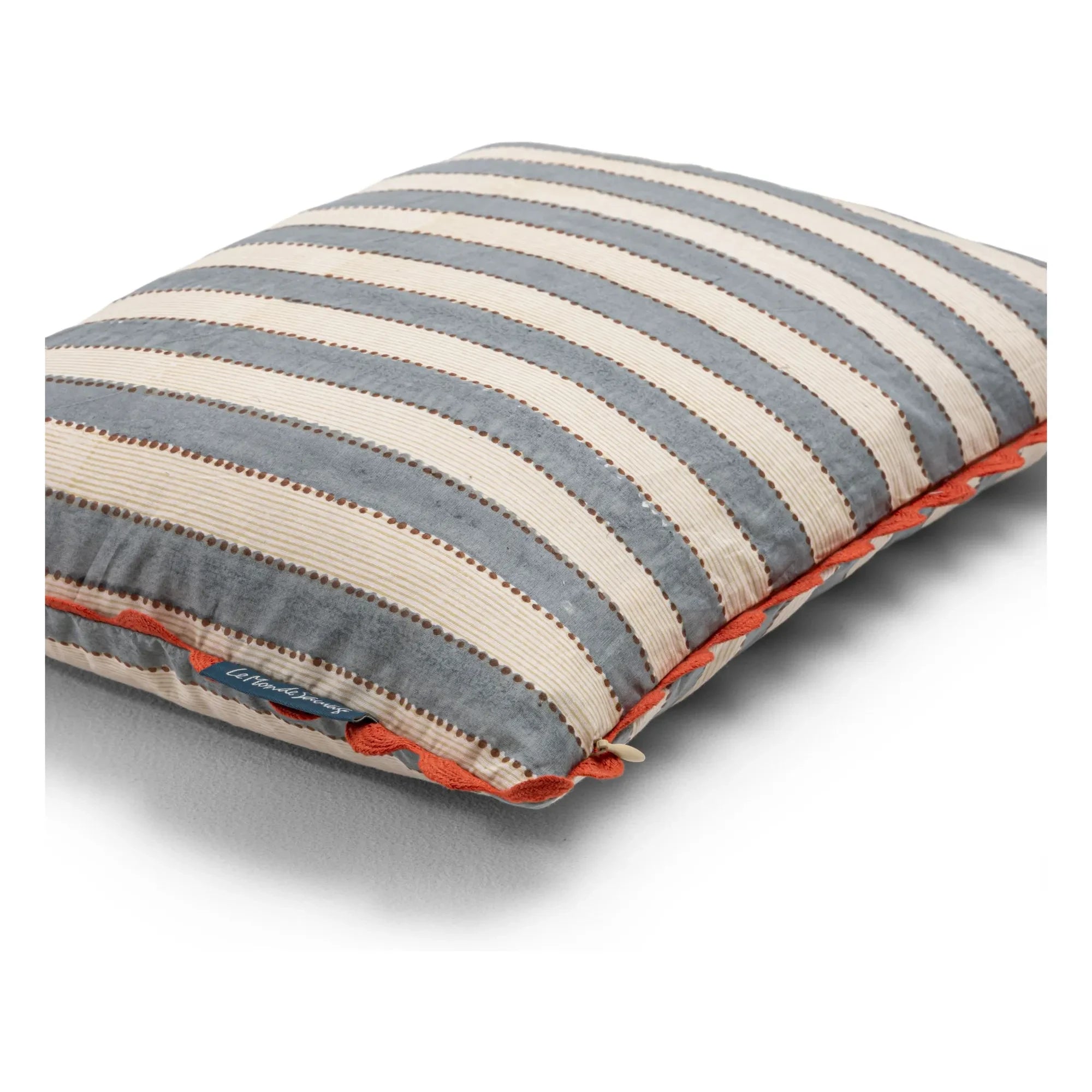 Le Monde Sauvage - Astre London Striped Pillowcase | Blue