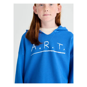 True Artist - Kapüşonlu sweatshirt N°9 Organik pamuk | Kraliyet mavisi