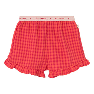 Cozmo - Short Jud Plaid Recycled Fiber | Red
